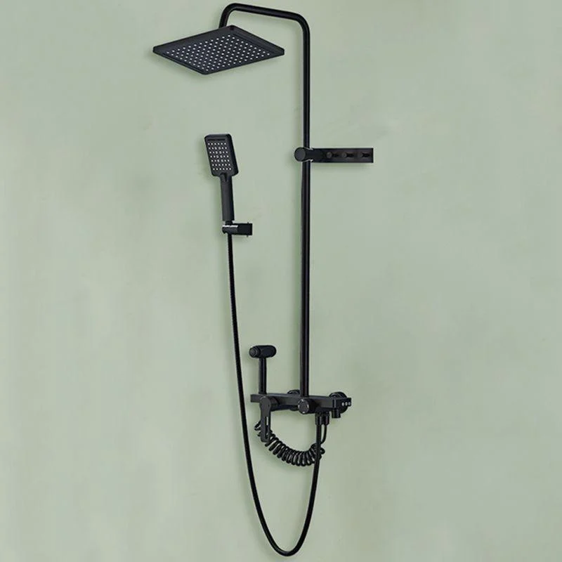 Modern Style Shower System Handle Lever Wall Mounted Spot Resist Shower System -Bathlova