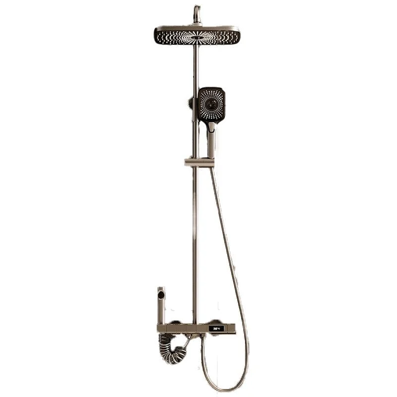 Modern Style Shower System Spot Resist Wall Mounted Rain Shower System -Bathlova