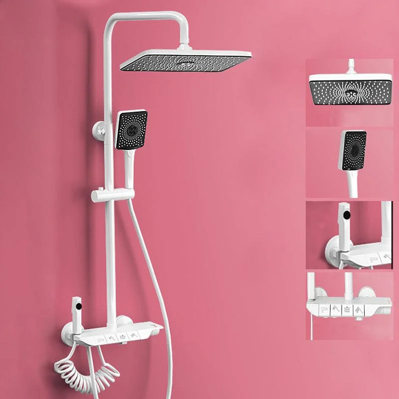 Modern Style Shower System Spot Resist Wall Mounted Rain Shower System -Bathlova