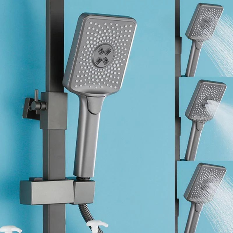 Modern Style Shower System Wall Mounted Spot Resist Handle Lever Shower System -Bathlova