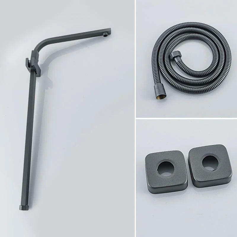 Modern Style Shower System Wall Mounted Spot Resist Handle Lever Shower System -Bathlova