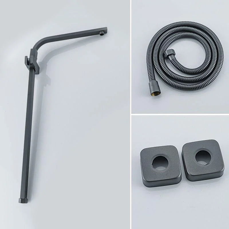 Modern Style Shower System Wall Mounted Spot Resist Handle Lever Shower System -Bathlova