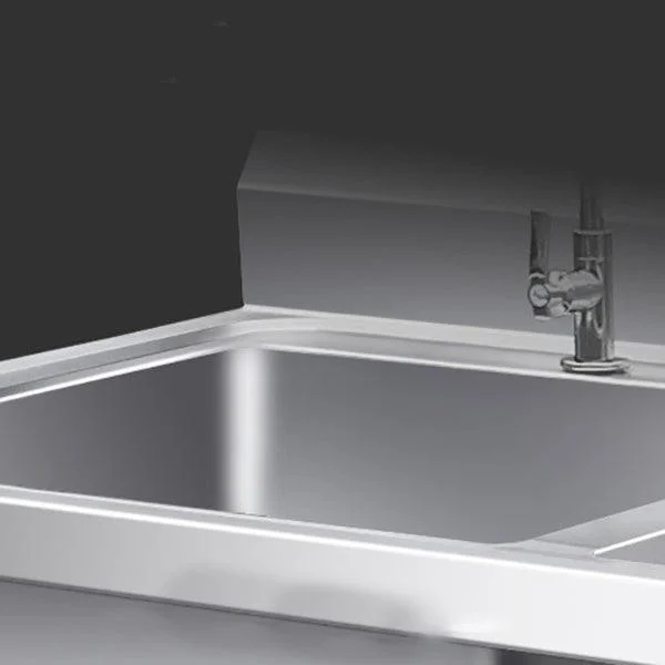 Modern Style Stainless Steel Sink with Strainer Drop-In Kitchen Sink -Bathlova