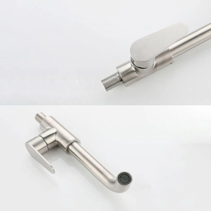 Modern Style Tap Wall Mounted Single Lever Handle Tap for Bathroom -Bathlova