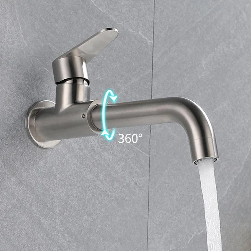 Modern Style Tap Wall Mounted Single Lever Handle Tap for Bathroom -Bathlova