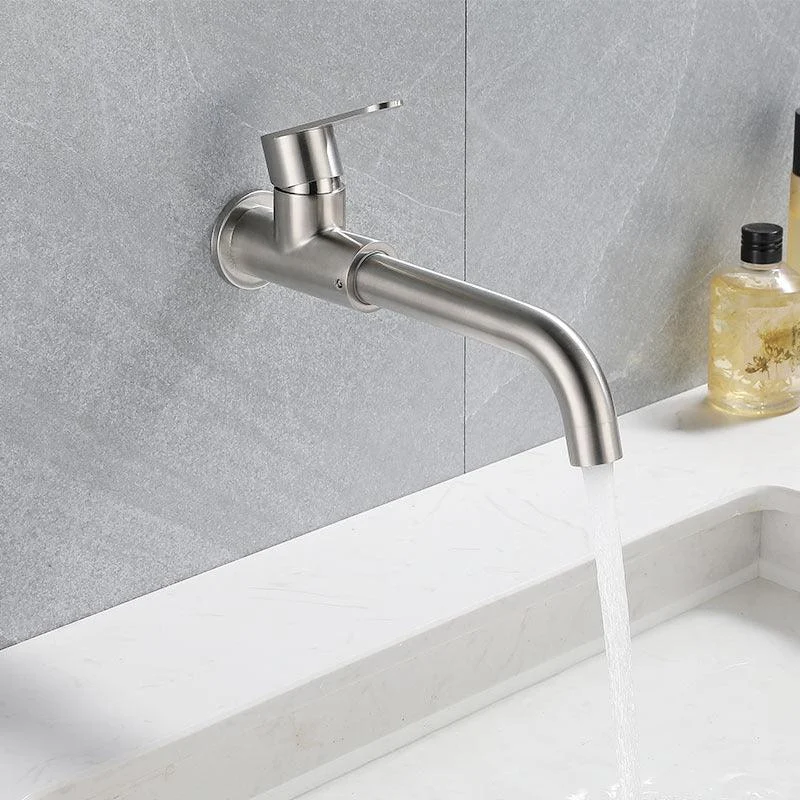 Modern Style Tap Wall Mounted Single Lever Handle Tap for Bathroom -Bathlova