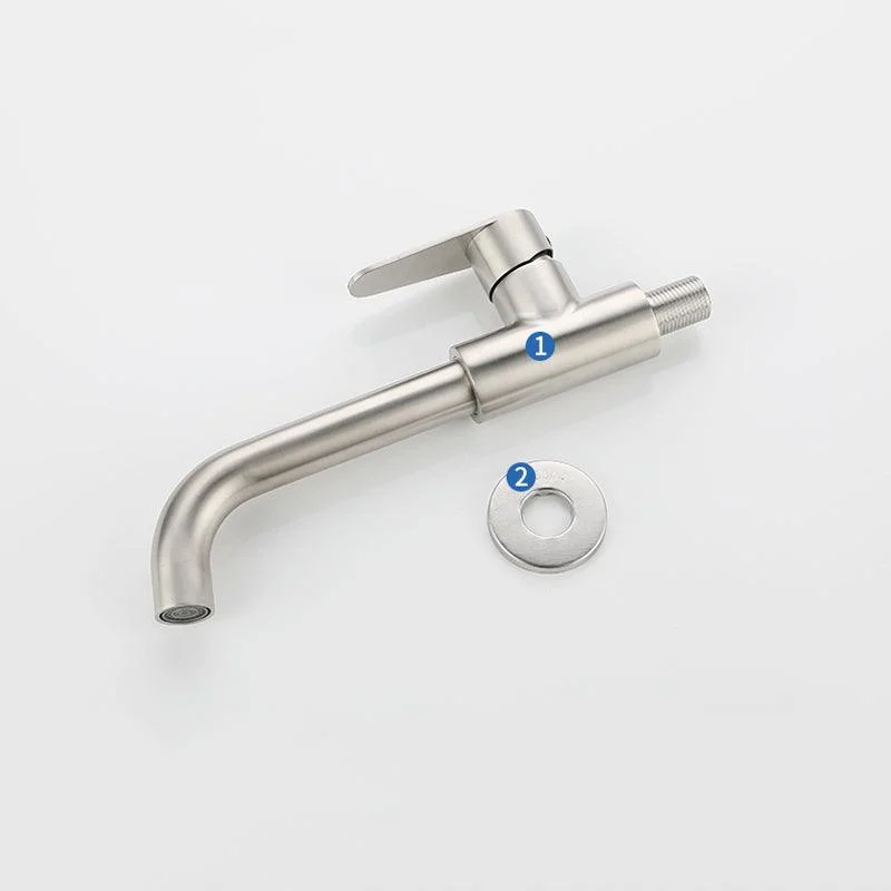 Modern Style Tap Wall Mounted Single Lever Handle Tap for Bathroom -Bathlova