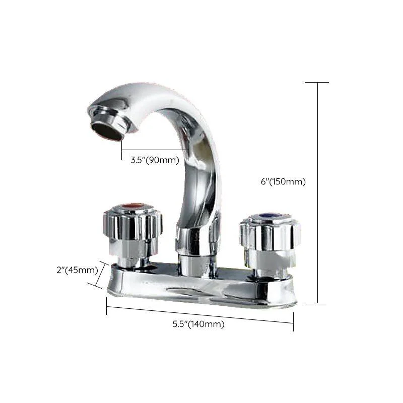 Modern Style Vessel Tap Copper Knob Handle Low Arc Vessel Tap -Bathlova