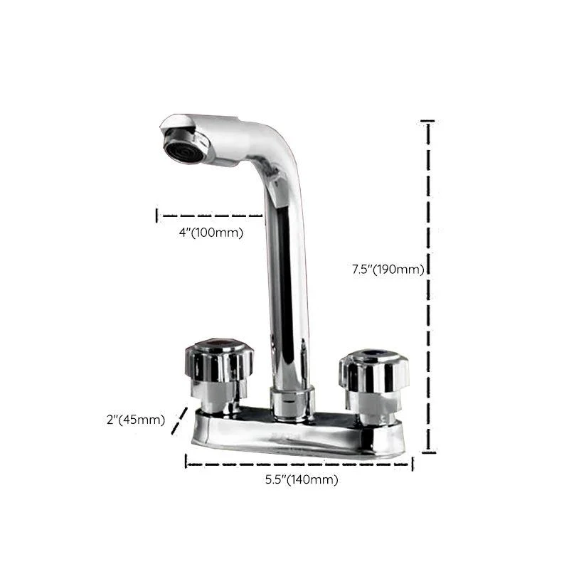 Modern Style Vessel Tap Copper Knob Handle Low Arc Vessel Tap -Bathlova