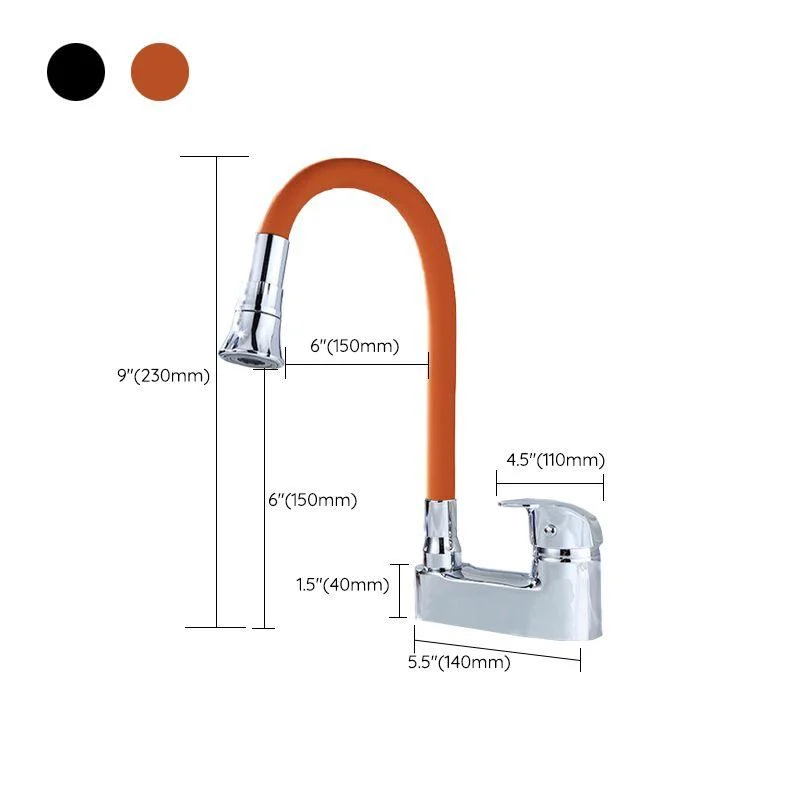 Modern Style Vessel Tap Copper Single Handle High Arc Vessel Tap -Bathlova