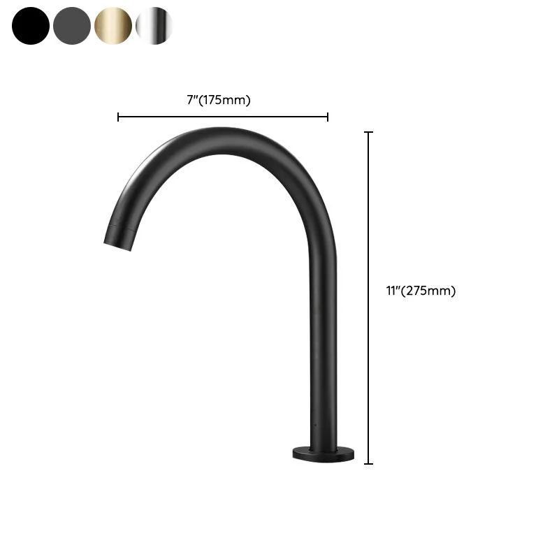 Modern Swivel Bathtub Tap Double Handle Deck Mounted Bathroom Tap with Handles -Bathlova