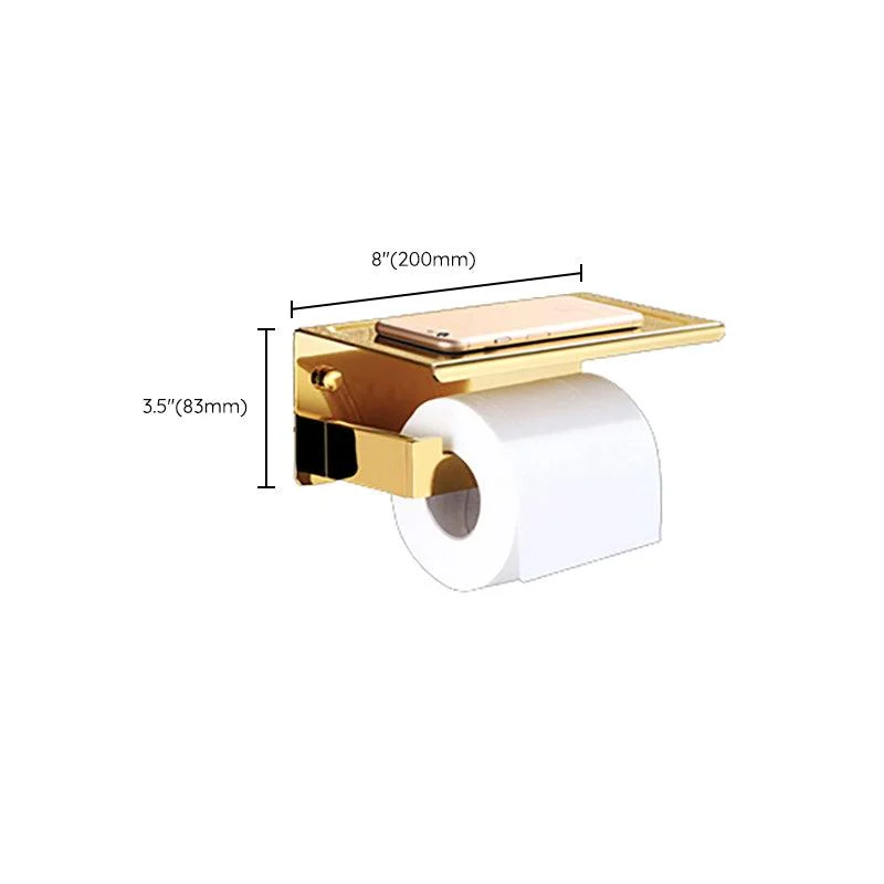 Modern Towel Bar Bathroom Hardware Set Bath Shelf Gold Bathroom Accessory Set -Bathlova