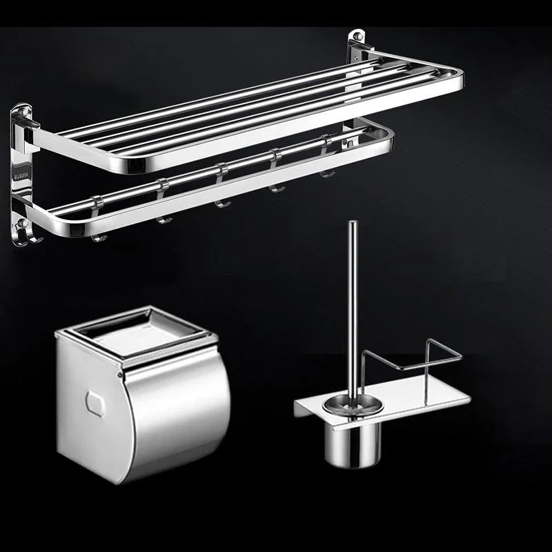 Modern Towel Bar Bathroom Set Bath Shelf Bathroom Accessories Hardware Set -Bathlova