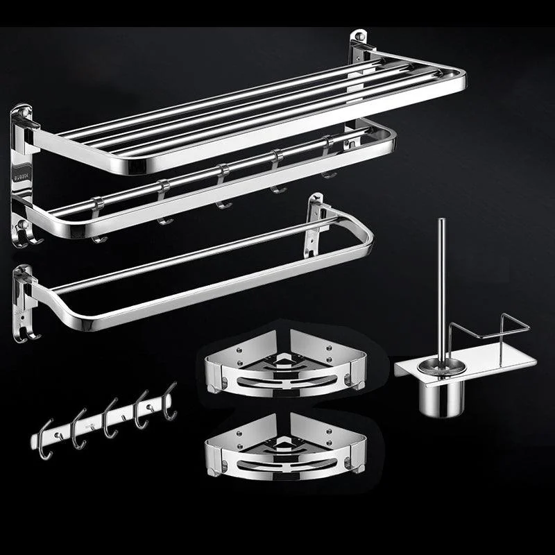 Modern Towel Bar Bathroom Set Bath Shelf Bathroom Accessories Hardware Set -Bathlova