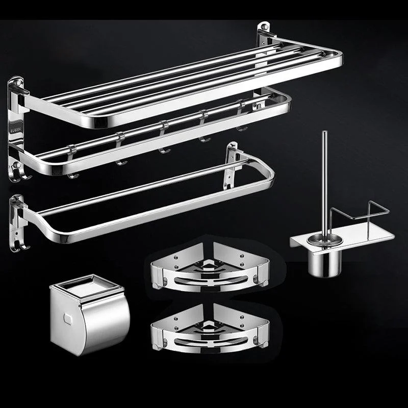 Modern Towel Bar Bathroom Set Bath Shelf Bathroom Accessories Hardware Set -Bathlova