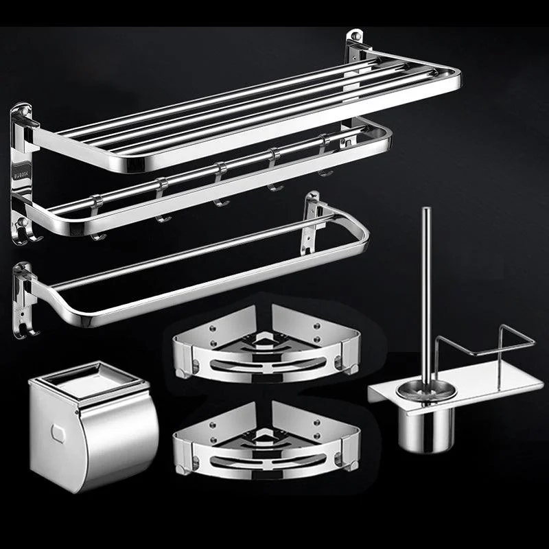 Modern Towel Bar Bathroom Set Bath Shelf Bathroom Accessories Hardware Set -Bathlova