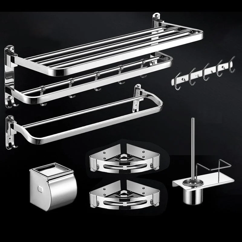 Modern Towel Bar Bathroom Set Bath Shelf Bathroom Accessories Hardware Set -Bathlova