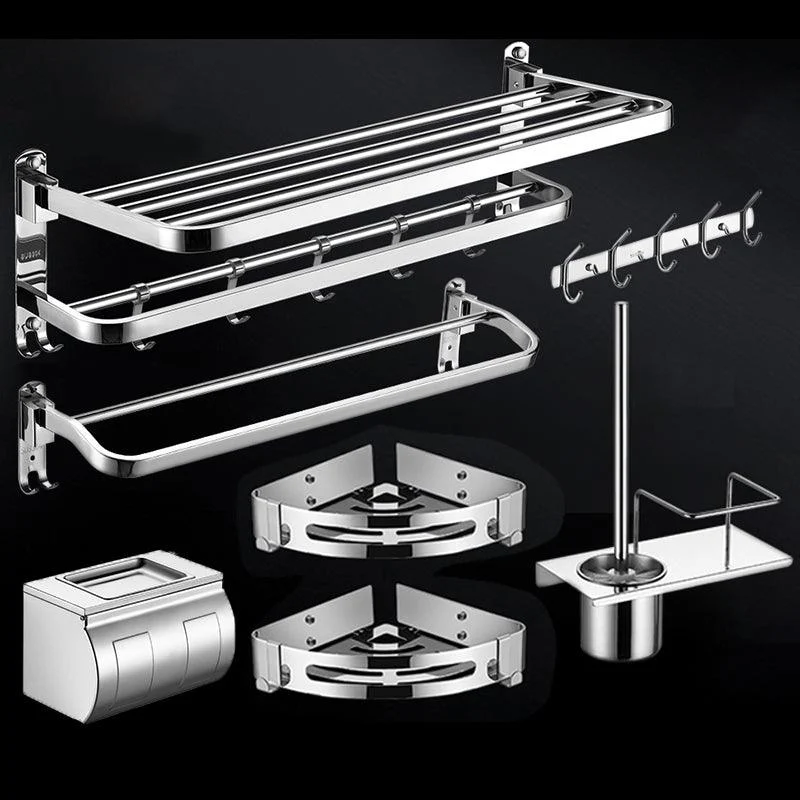 Modern Towel Bar Bathroom Set Bath Shelf Bathroom Accessories Hardware Set -Bathlova