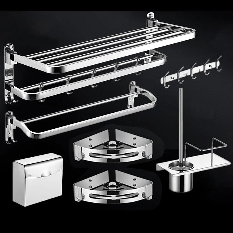 Modern Towel Bar Bathroom Set Bath Shelf Bathroom Accessories Hardware Set -Bathlova