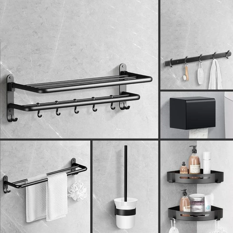 Modern Towel Bar Bathroom Set Bath Shelf Bathroom Accessories Hardware Set -Bathlova