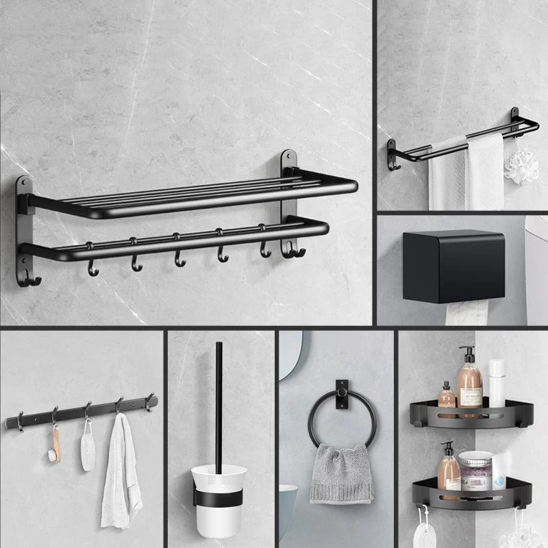 Modern Towel Bar Bathroom Set Bath Shelf Bathroom Accessories Hardware Set -Bathlova