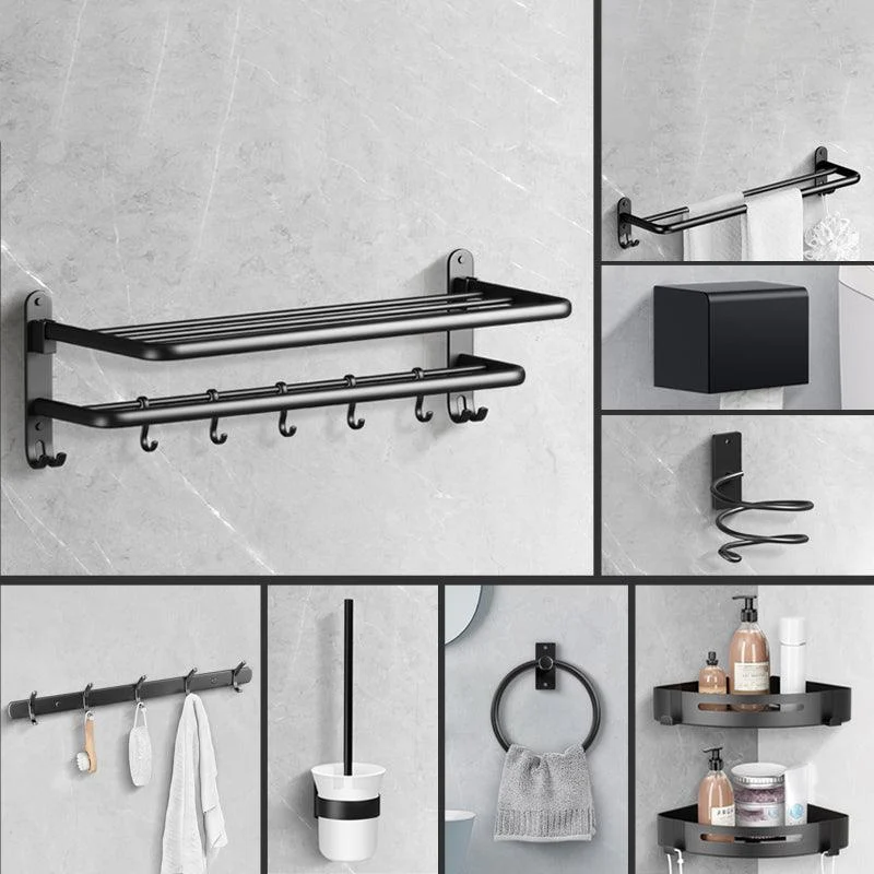 Modern Towel Bar Bathroom Set Bath Shelf Bathroom Accessories Hardware Set -Bathlova