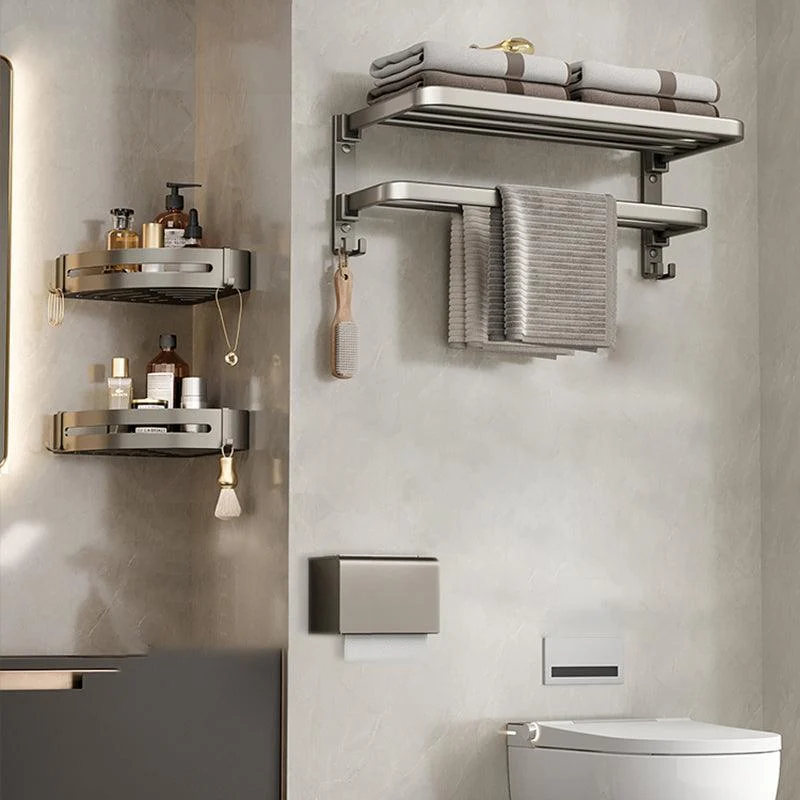 Modern Towel Bar Bathroom Set Bath Shelf Bathroom Accessory Kit -Bathlova