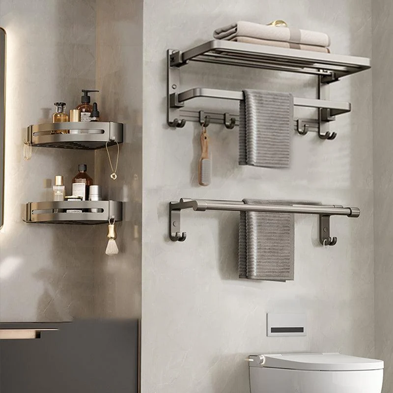 Modern Towel Bar Bathroom Set Bath Shelf Bathroom Accessory Kit -Bathlova