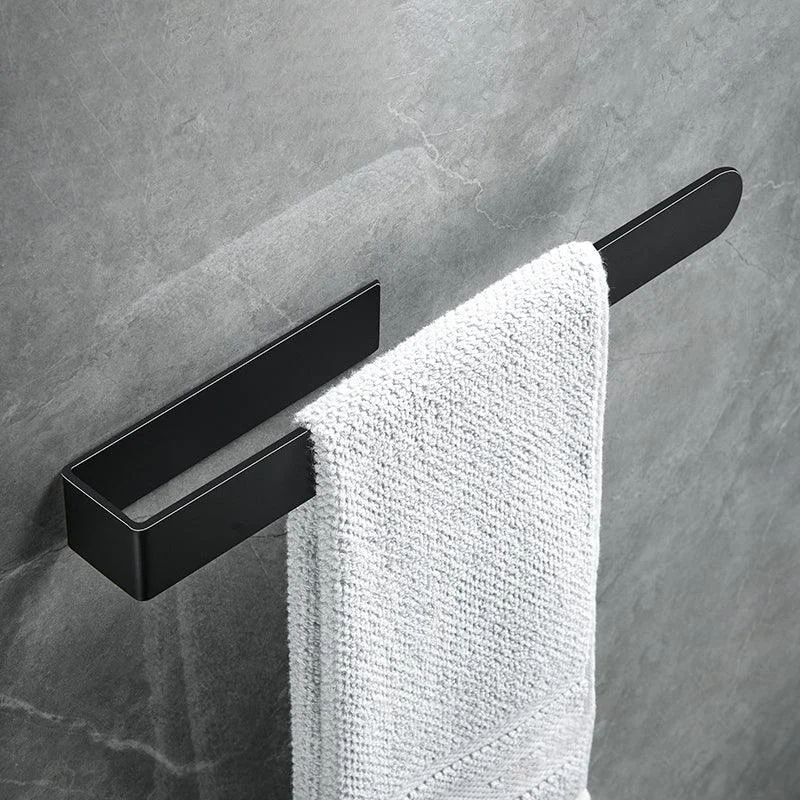 Modern Towel Ring Bathroom Hardware Set Stainless Steel/Black Bath Hardware Set -Bathlova