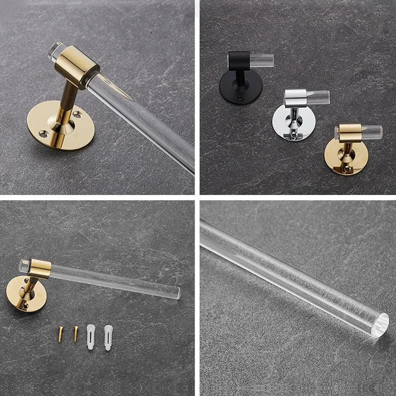 Modern Transparent Bathroom Hardware Set -Bathlova