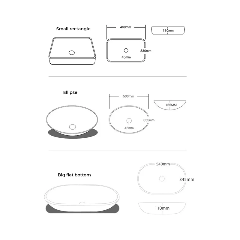 Modern Transparent Tempered Glass Wash Basin -Bathlova