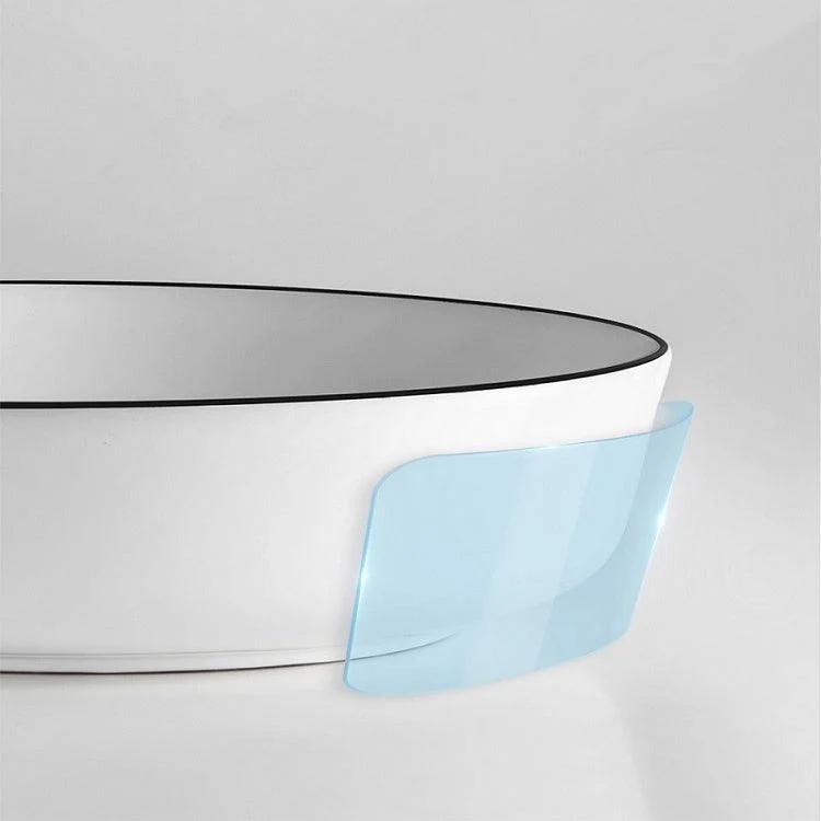 Modern Trough Bathroom Sink Round Trough Bathroom Sink with Basin -Bathlova