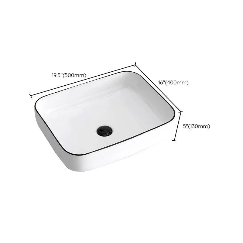 Modern Trough Bathroom Sink Round Trough Bathroom Sink with Basin -Bathlova