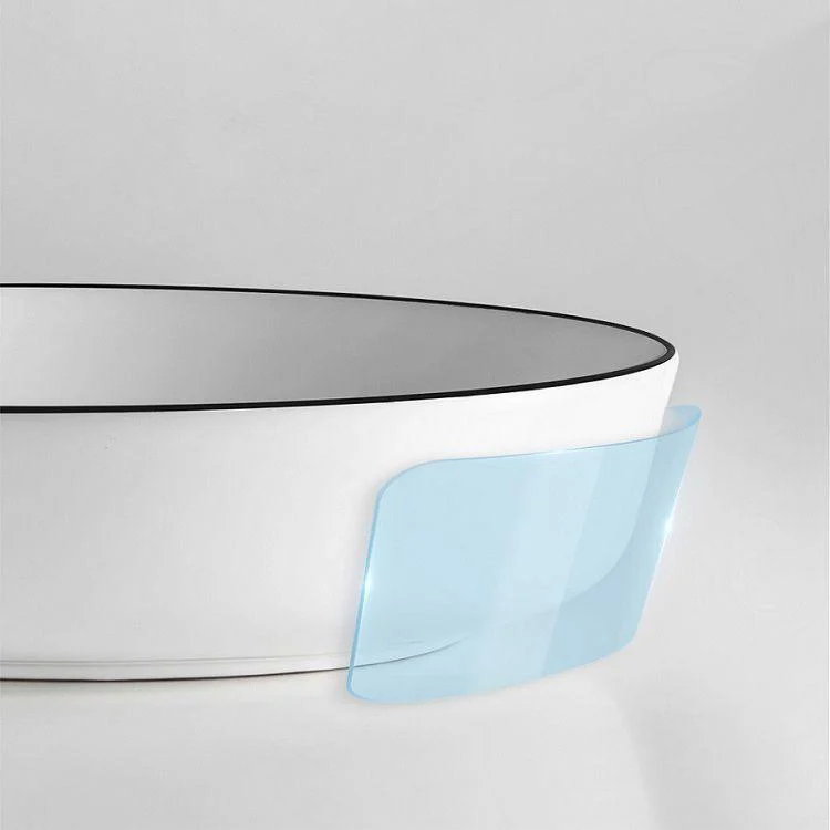 Modern Trough Bathroom Sink Round Trough Bathroom Sink with Basin -Bathlova