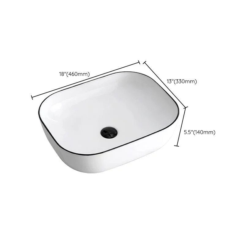 Modern Trough Bathroom Sink Round Trough Bathroom Sink with Basin -Bathlova