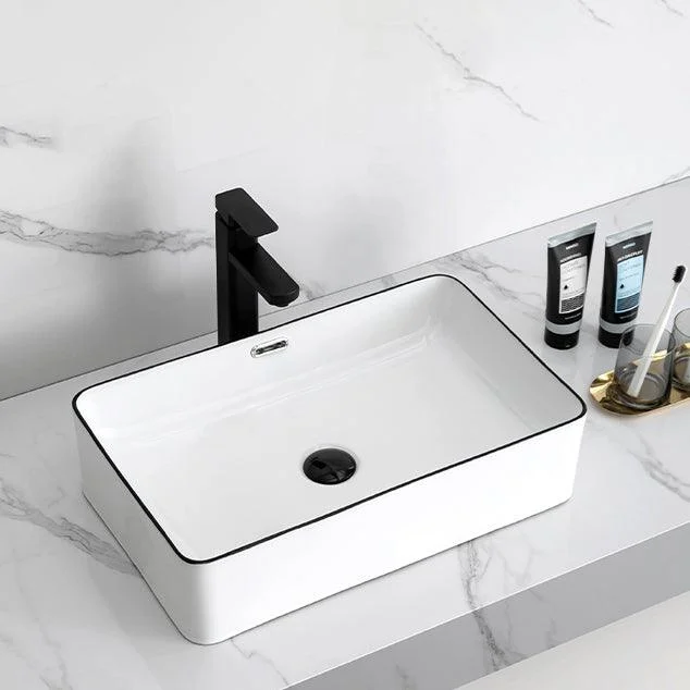 Modern Trough Bathroom Sink Round Trough Bathroom Sink with Basin -Bathlova