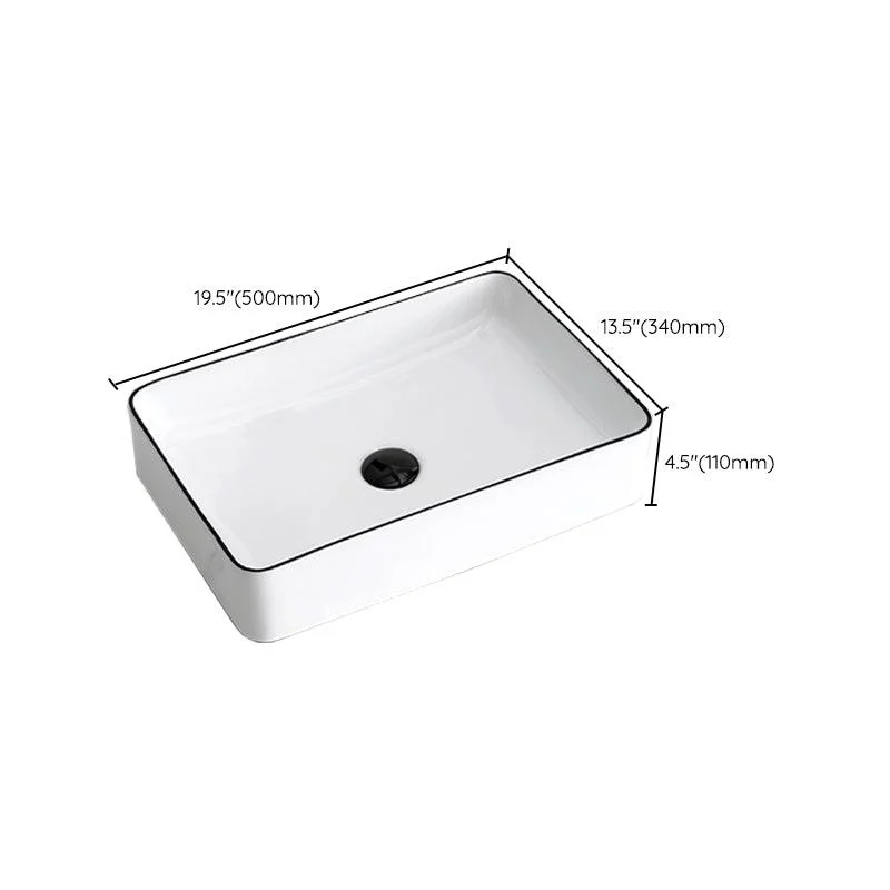 Modern Trough Bathroom Sink Round Trough Bathroom Sink with Basin -Bathlova