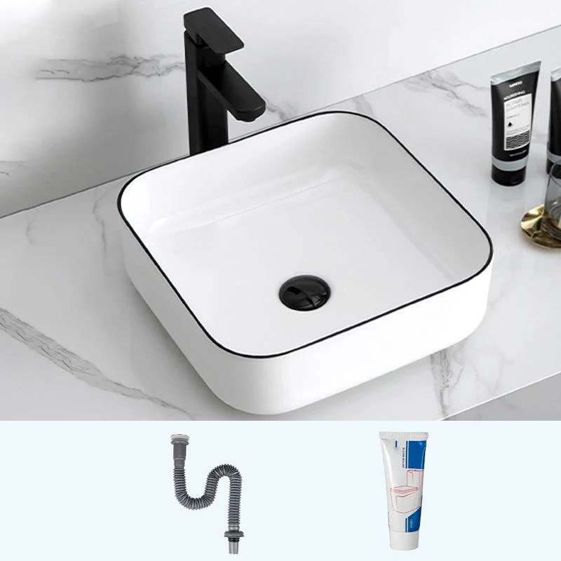 Modern Trough Bathroom Sink Round Trough Bathroom Sink with Basin -Bathlova