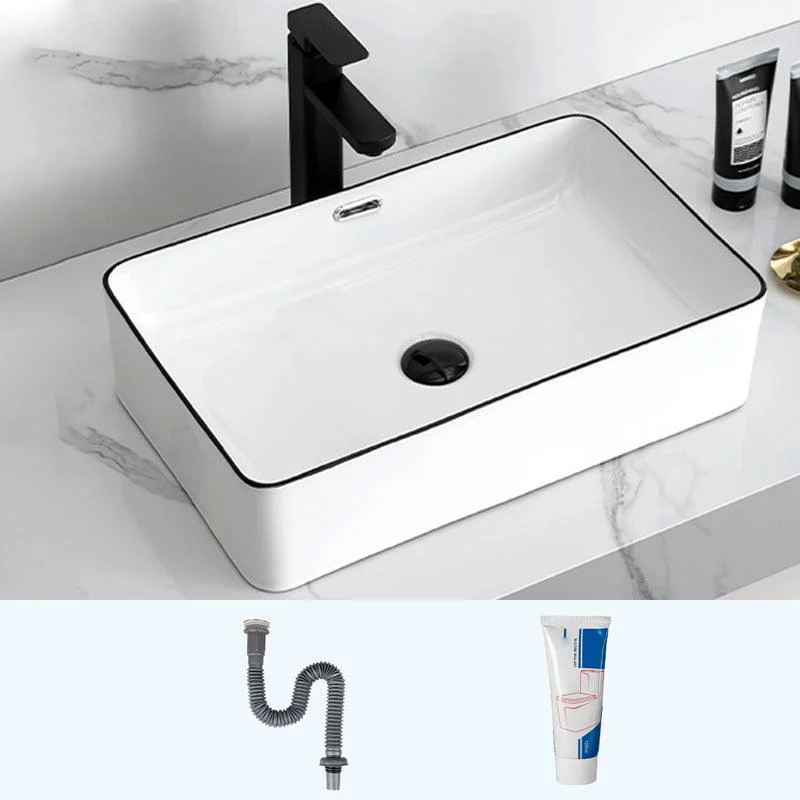 Modern Trough Bathroom Sink Round Trough Bathroom Sink with Basin -Bathlova