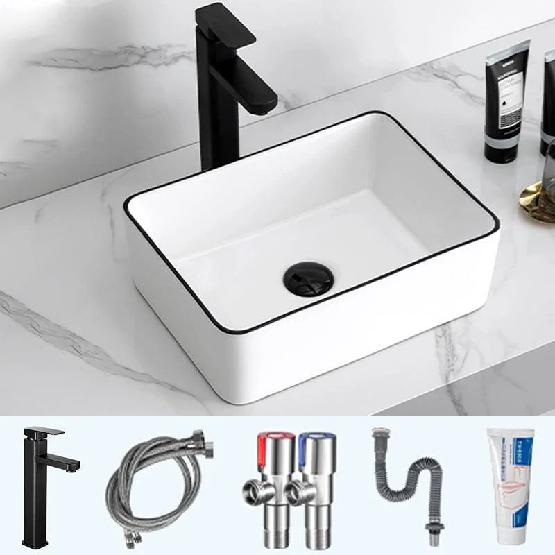 Modern Trough Bathroom Sink Round Trough Bathroom Sink with Basin -Bathlova