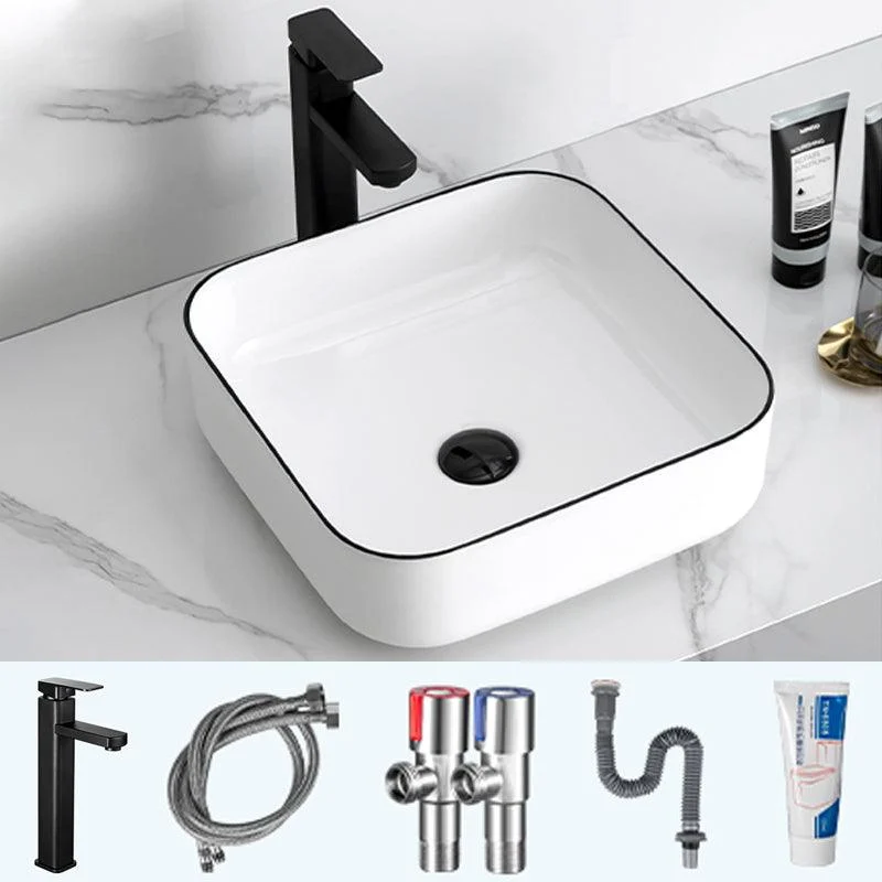 Modern Trough Bathroom Sink Round Trough Bathroom Sink with Basin -Bathlova