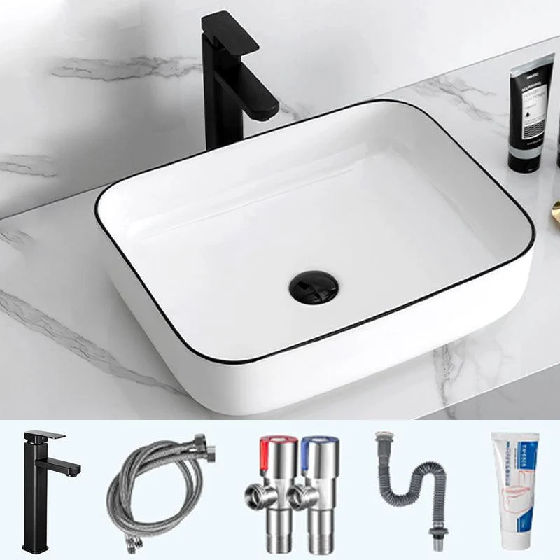 Modern Trough Bathroom Sink Round Trough Bathroom Sink with Basin -Bathlova