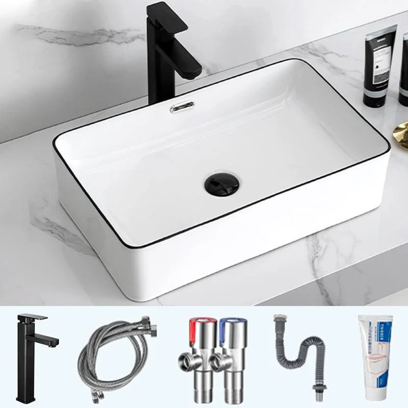 Modern Trough Bathroom Sink Round Trough Bathroom Sink with Basin -Bathlova