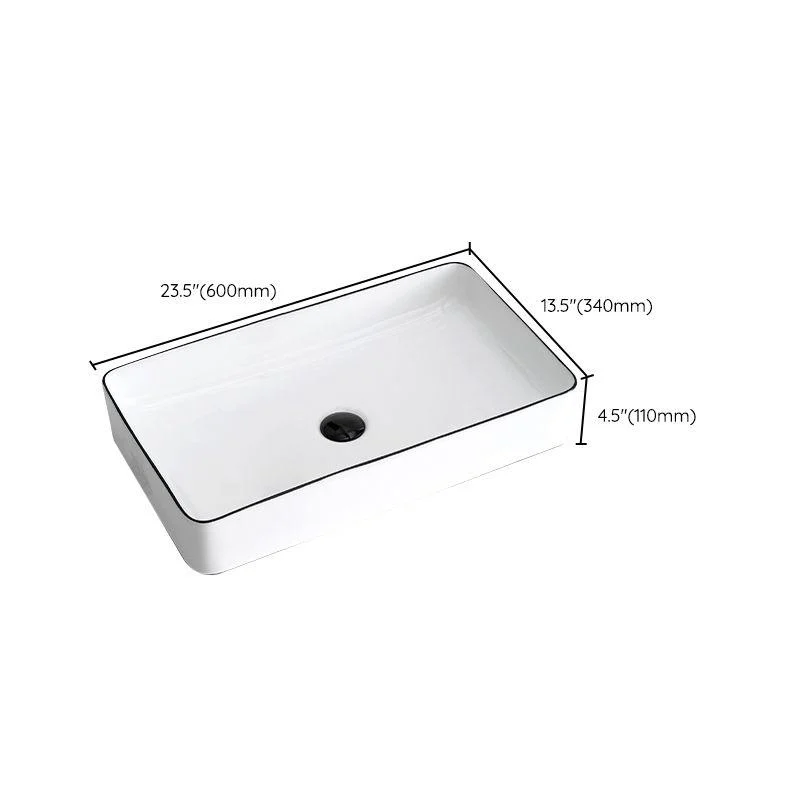 Modern Trough Bathroom Sink Round Trough Bathroom Sink with Basin -Bathlova