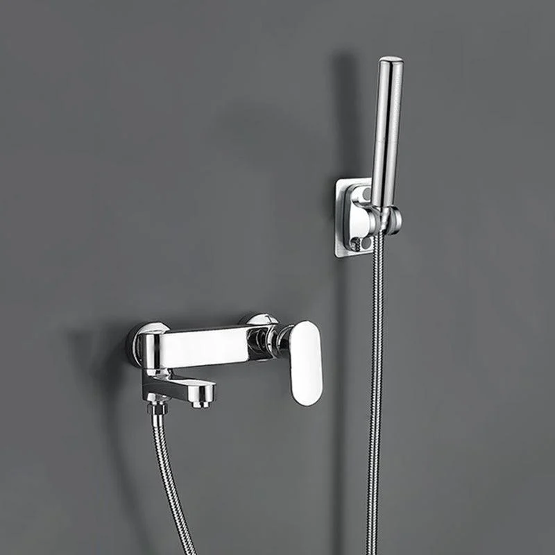 Modern Tub Filler Swivel Spout Wall Mounted Bath Tap Trim -Bathlova