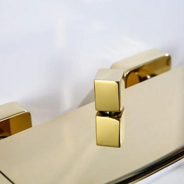 Modern Tub Filler Trim Copper Wall Mounted with Handshower Waterfall Tub Filler -Bathlova