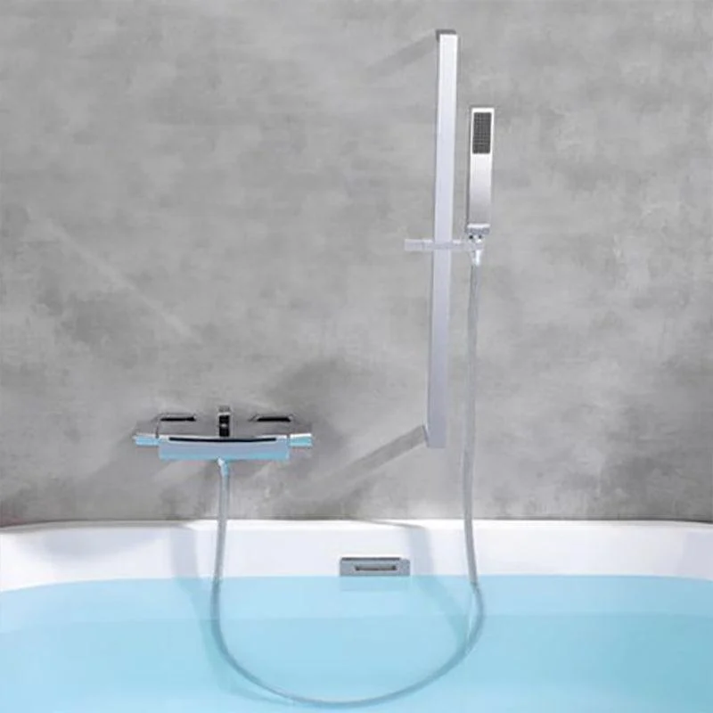 Modern Tub Tap Copper Wall Mounted with Hose Bathroom Tap -Bathlova