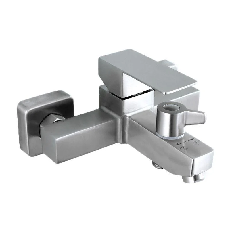 Modern Tub Tap Trim 304 Stainless Steel Wall Mount Bathroom Tap -Bathlova