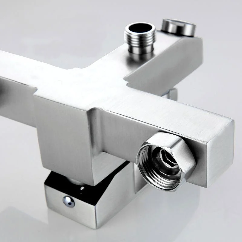 Modern Tub Tap Trim 304 Stainless Steel Wall Mount Bathroom Tap -Bathlova