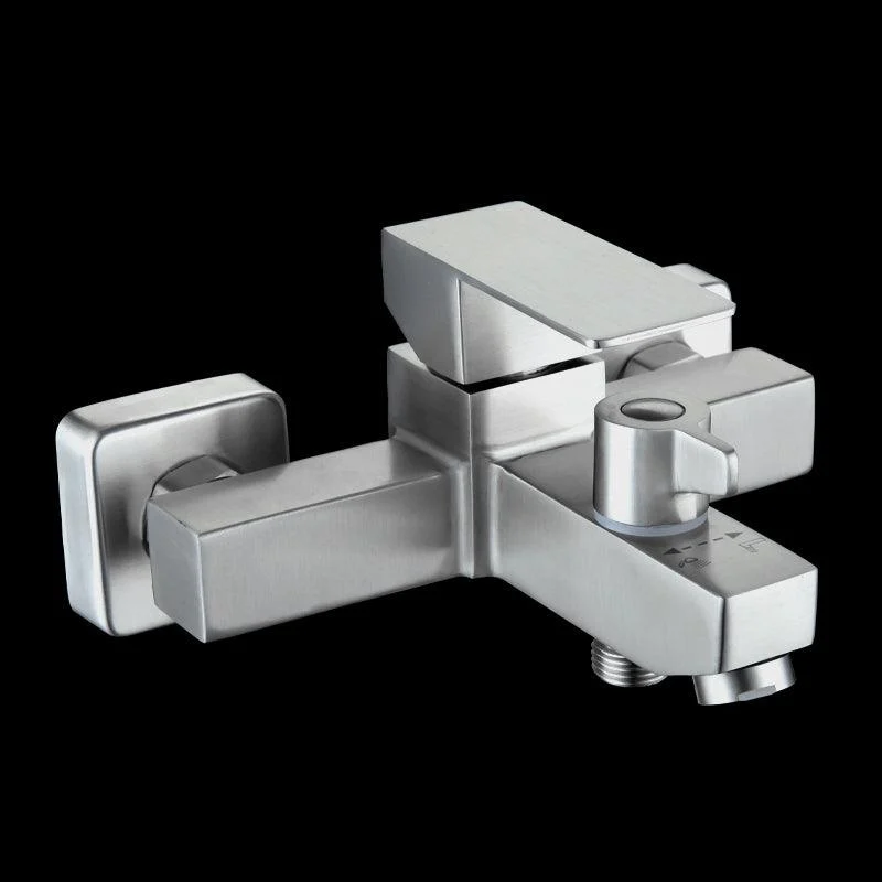 Modern Tub Tap Trim 304 Stainless Steel Wall Mount Bathroom Tap -Bathlova